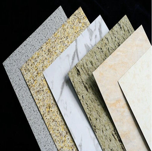 Hot Sale 4x8 ft Marble Pattern ACM PE Coating, Matte Finish, Mudah Dipasang untuk Mall Interior Wall ISO 9001 Factory