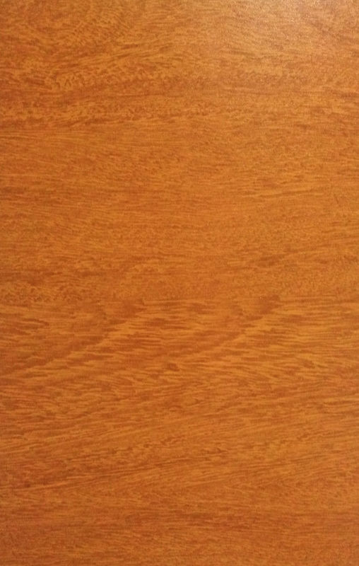 Warna Kayu PE Core Acp Wall Cladding Selesai Pelapisan Tidak Dapat Dipecahkan