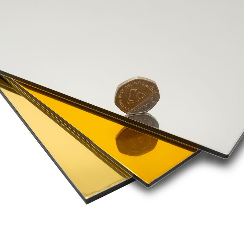 Mirror Polished Aluminium Panel 0.04-0.5mm Polyethylene Core 30%-70% Gloss 1220-2000mm ISO Certified