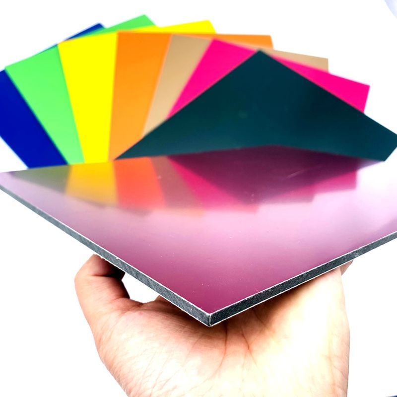 Best seller Panel ACP PE PVDF Lapisan Panel Komposit Aluminium 4x8 Ft Bahan Bangunan Untuk Dekorasi Dinding Interior Dan Eksterior