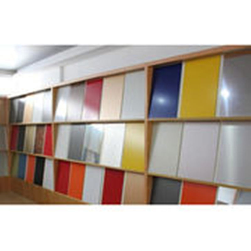 2440mm * 1220mm High Gloss ACP Panel 1220mm Untuk Dekorasi Bangunan