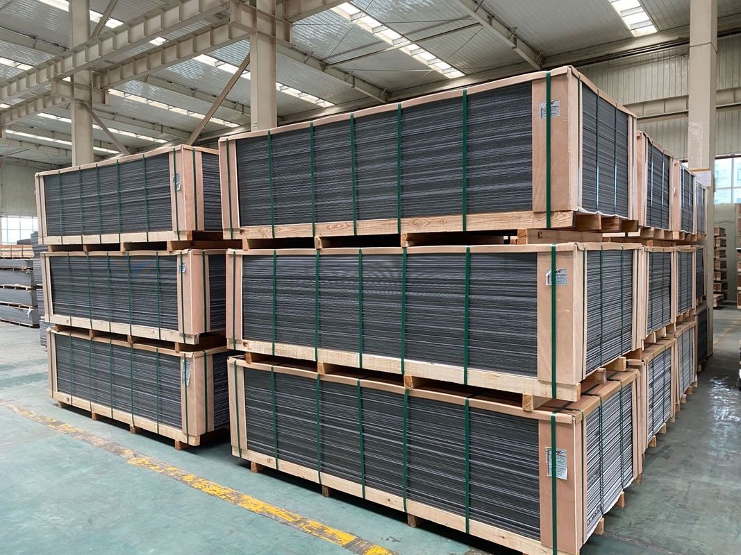 1500mm Lebar Cermin Panel Komposit Aluminium 4mm Panel Ketebalan 0,4mm Ketebalan Aluminium
