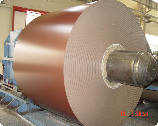 PE / PVDF Coating Prepainted Aluminium Coil ACP Front Coil Atau Back Coil Mill Primer Finish