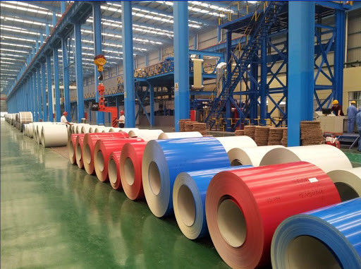 PE / PVDF Coating Prepainted Aluminium Coil ACP Front Coil Atau Back Coil Mill Primer Finish