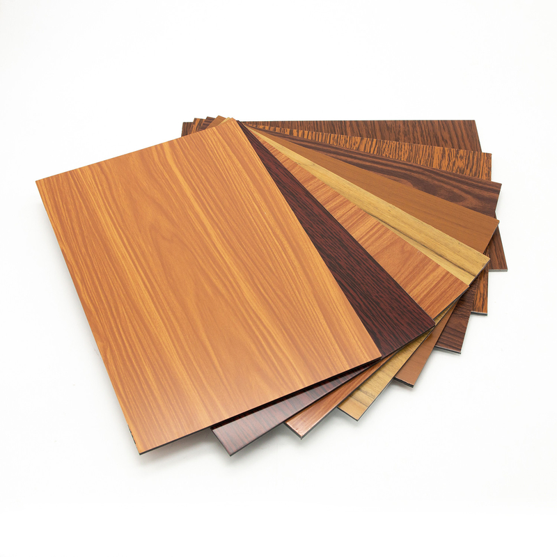 Panel Komposit Aluminium Kayu Untuk Dekorasi Interior& Eksterior SGS