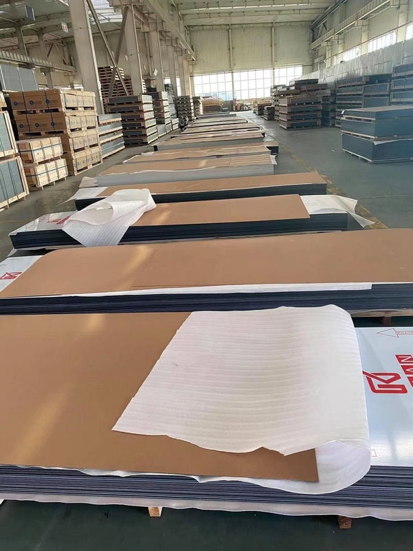 3mm PVDF Coated ACP High Gloss Metallic Wood Granite Mirror Colors