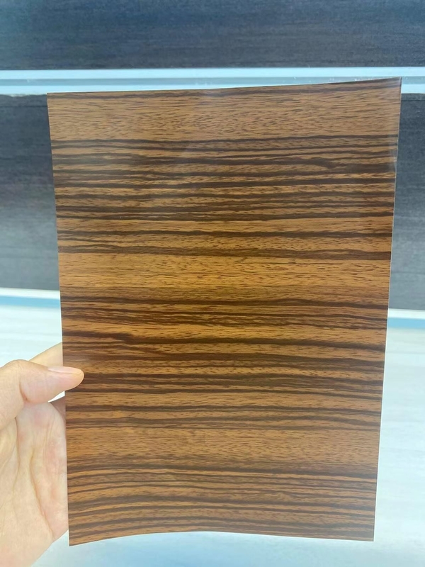 Panel Komposit Aluminium PVDF Berwarna Kayu Lebar 1,57m
