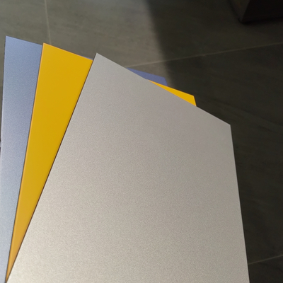 4*8 Warna Solid Aluminium Composite Panel ACP Sheets PVDF Coating