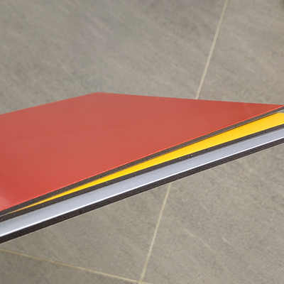 Sandwich PVDF Aluminium Composite Panel 4mm Dinding Interior Cladding