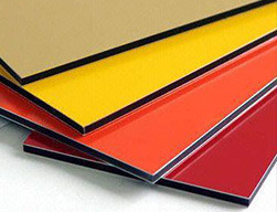 4mm ACP Aluminium Composite Panel Dengan Lapisan PVDF 2440mm Untuk Cladding Dinding Eksterior