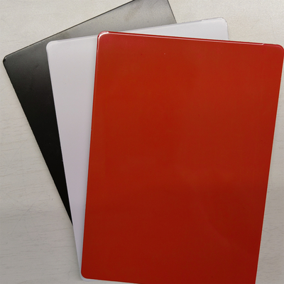 Panel Dinding Eksterior Komposit Aluminium 4mm ACP / Lembar Acm 1220mm