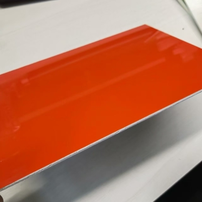 Bahan bangunan dekoratif B1 tahan api ACP Wall Cladding 4mm Aluminium Composite Panel