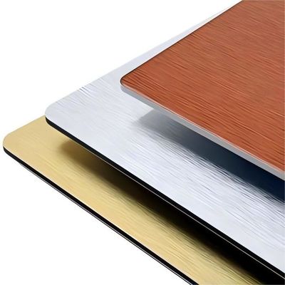 OEM Custom Anodized ACP 3mm, Lapisan PVDF, Anti-Goresan untuk Dekorasi Hotel Subway Hall