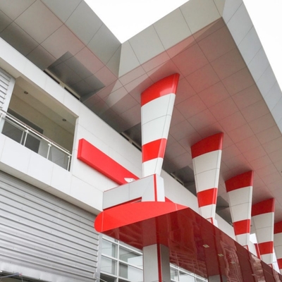 Panel Komposit Aluminium 4 × 0,20 mm ACP untuk Panel Dinding dan Bahan Konstruksi