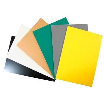 Kontrol Kualitas Yang Ketat Panel Plastik Aluminium 4x8 kaki PE PVDF Dilapisi Isolasi Panas Tahan UV untuk Dinding Restoran Diskon Besar