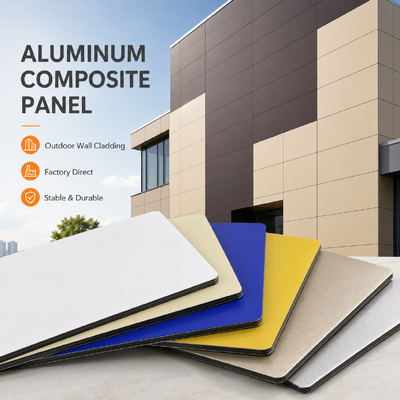 Panel Komposit Aluminium Tahan Api Kustom OEM 3mm, Lapisan Nano, untuk Kabin Lift Kualitas Terbaik