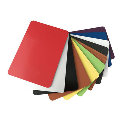 Interior PE Aluminium Composite Panel Brushed 1220mm Lebar untuk papan nama