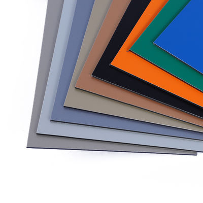 1220MM*2440MM Aluminium Komposit Pnel Untuk Dekorasi Lapisan Dinding Bintang