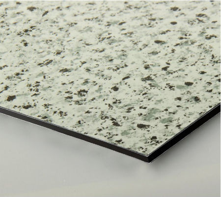 Kemasan Aman 3mm Marble Grain ACM/ ACP PE Lapisan PVDF, Mudah Dibersihkan & Tahan Goresan untuk Dapur Backsplash