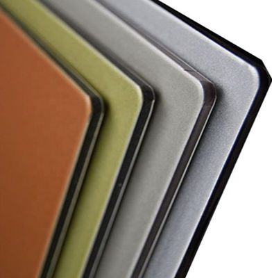 Panel Komposit Aluminium PVDF Inti Fleksibel Tidak Terputus Untuk Papan Nama Dan Kelongsong