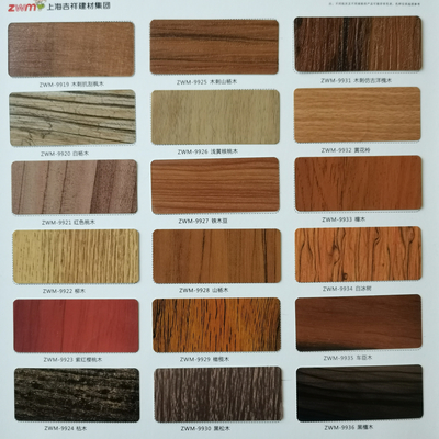 Maple Exterior Aluminium Cladding Panel Dekorasi Partisi 0.35mm