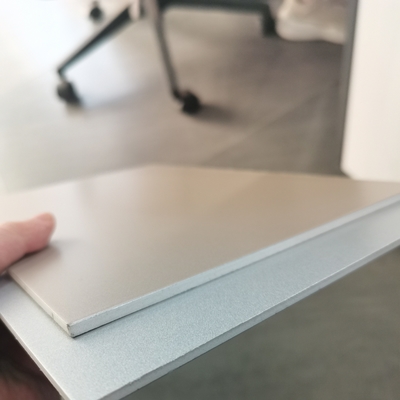 Lebar 1240mm Aluminium Acp Sheet Dekorasi Interior Dan Eksterior