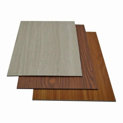 Lebar 1220mm Acp PE Aluminium Composite Panel Untuk Aplikasi Interior Dan Eksterior