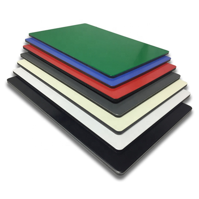 Flash Silver Solid Aluminium Sheet ACP Untuk Cladding