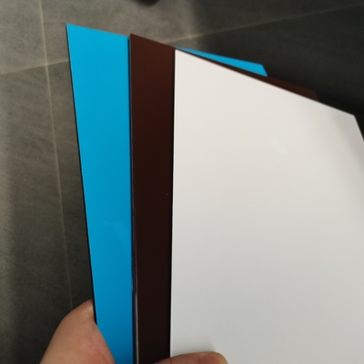 1500 * 3200 PE Aluminium Composite Panel Untuk Bahan Builldding Bukti Cuaca